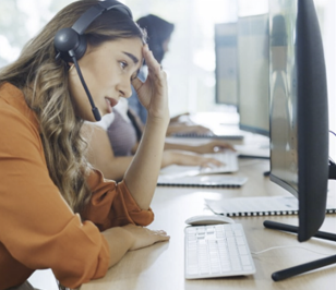 Overwhelmed customer support staff